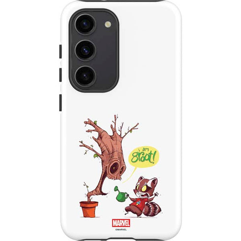 Marvel Rocket Raccoon and Groot Tall Tails Galaxy S23 Pro Case