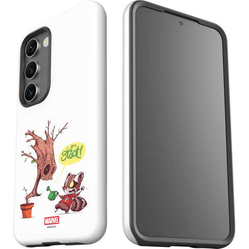 Marvel Rocket Raccoon and Groot Tall Tails Galaxy S23 Pro Case