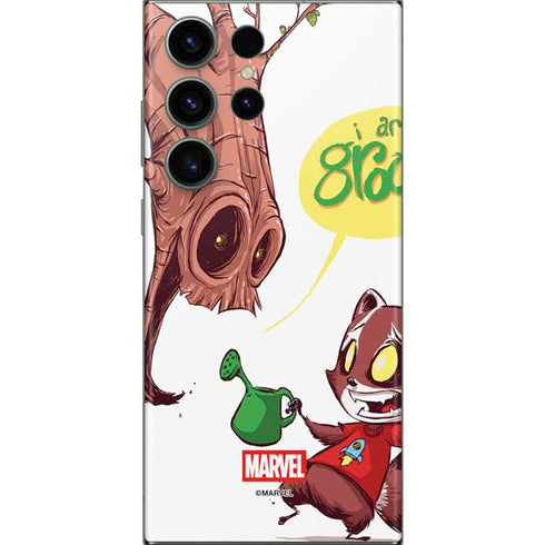 Marvel Rocket Raccoon and Groot Tall Tails Galaxy Skins