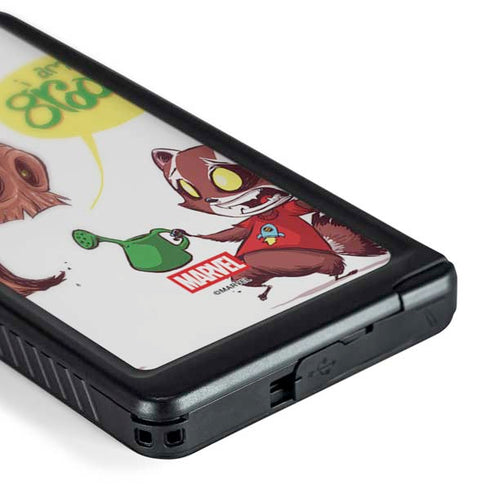 Marvel Rocket Raccoon and Groot Tall Tails Galaxy S24 Ultra Waterproof Case