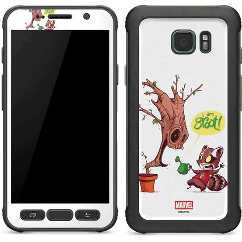 Marvel Rocket Raccoon and Groot Tall Tails Galaxy S7 Active Skin