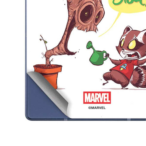 Marvel Rocket Raccoon and Groot Tall Tails Galaxy Z Fold6 Skin