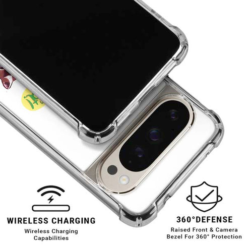 Marvel Rocket Raccoon and Groot Tall Tails Google Pixel 9 Pro XL Clear Case