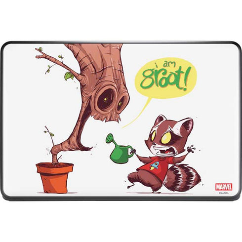 Marvel Rocket Raccoon and Groot Tall Tails Google Pixelbook Go Skin