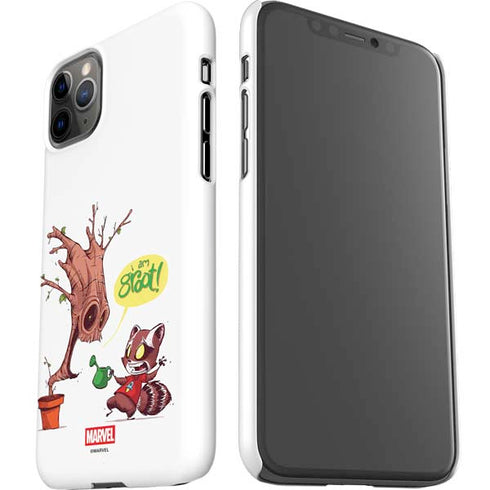 Marvel Rocket Raccoon and Groot Tall Tails iPhone 11 Pro Max Lite Case