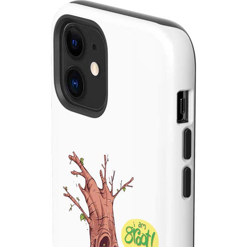 Marvel Rocket Raccoon and Groot Tall Tails iPhone 12 Impact Case