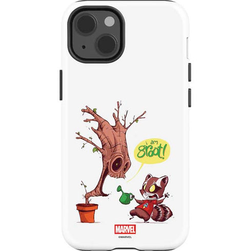 Marvel Rocket Raccoon and Groot Tall Tails iPhone 13 Impact Case
