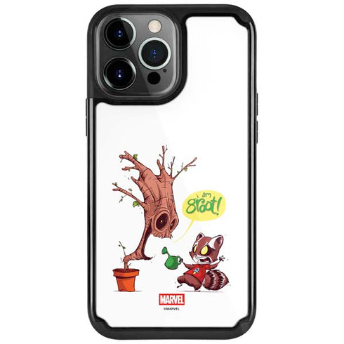 Marvel Rocket Raccoon and Groot Tall Tails iPhone Cases