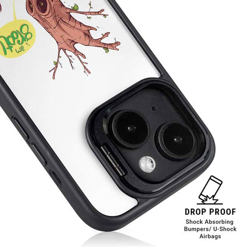 Marvel Rocket Raccoon and Groot Tall Tails iPhone 14 Plus Kickstand Case
