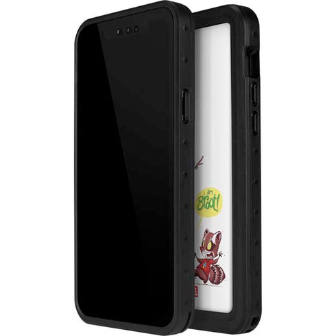Marvel Rocket Raccoon and Groot Tall Tails iPhone 14 Pro Max Waterproof Case