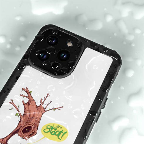 Marvel Rocket Raccoon and Groot Tall Tails iPhone 14 Pro Max Waterproof Case