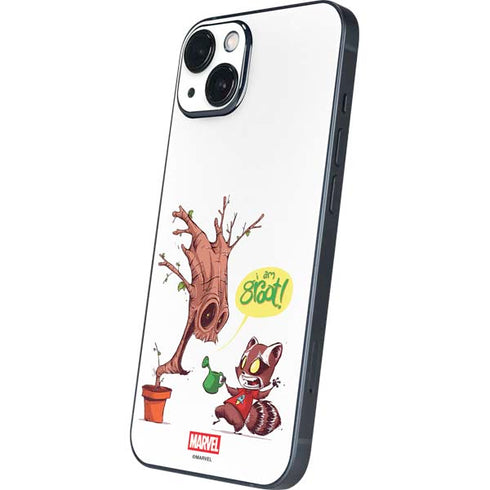 Marvel Rocket Raccoon and Groot Tall Tails iPhone Skins
