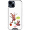 Marvel Rocket Raccoon and Groot Tall Tails iPhone 15 Plus Clear Case