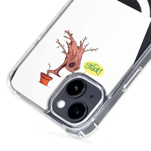 Marvel Rocket Raccoon and Groot Tall Tails iPhone 15 Plus MagSafe Case