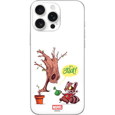 Marvel Rocket Raccoon and Groot Tall Tails iPhone 16 Pro Max Skin