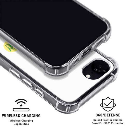 Marvel Rocket Raccoon and Groot Tall Tails iPhone 16e Clear Case