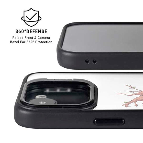 Marvel Rocket Raccoon and Groot Tall Tails iPhone 16e Kickstand Case