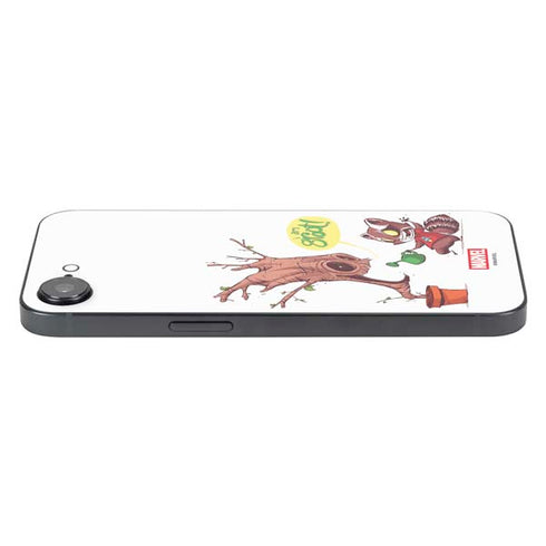 Marvel Rocket Raccoon and Groot Tall Tails iPhone 16e Skin