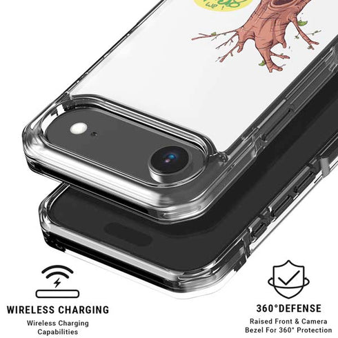 Marvel Rocket Raccoon and Groot Tall Tails iPhone 17 Air Clear Case