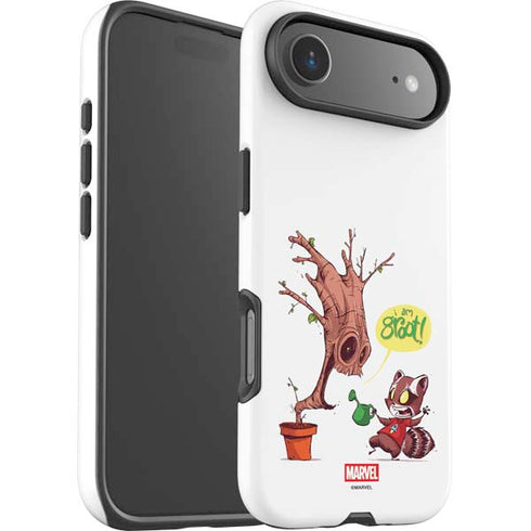 Marvel Rocket Raccoon and Groot Tall Tails iPhone 17 Air Impact Case