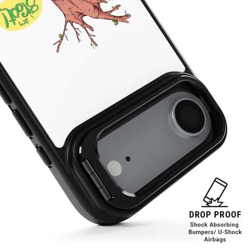 Marvel Rocket Raccoon and Groot Tall Tails iPhone 17 Air Kickstand Case