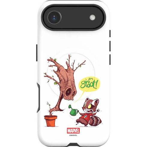 Marvel Rocket Raccoon and Groot Tall Tails iPhone 17 Air Magsafe Impact Case