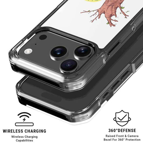Marvel Rocket Raccoon and Groot Tall Tails iPhone 18 Pro Clear Case