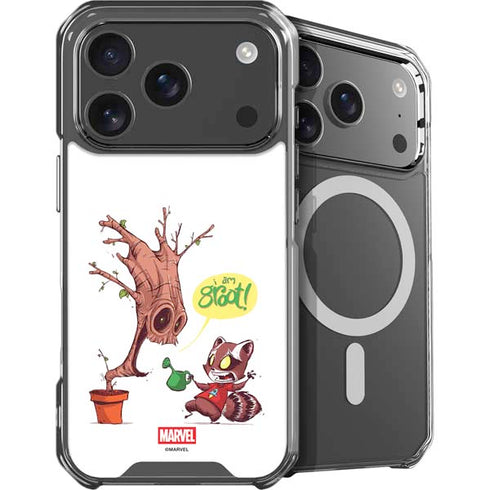 Marvel Rocket Raccoon and Groot Tall Tails iPhone 18 Pro MagSafe Case