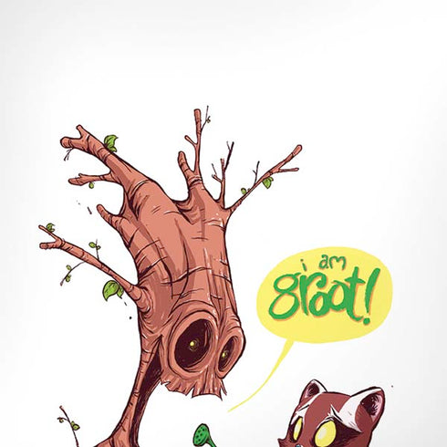 Marvel Rocket Raccoon and Groot Tall Tails iPhone X Pro Case