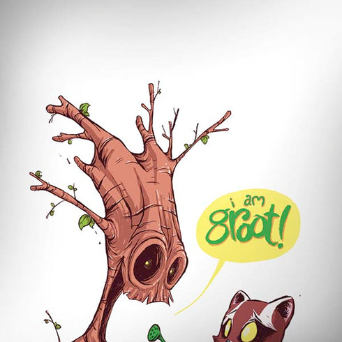 Marvel Rocket Raccoon and Groot Tall Tails iPhone X Skin