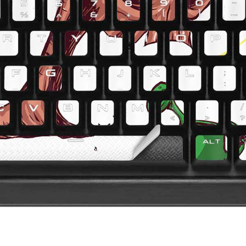 Marvel Rocket Raccoon and Groot Tall Tails K95 RGB PLATINUM Mechanical Gaming Keyboard Skin