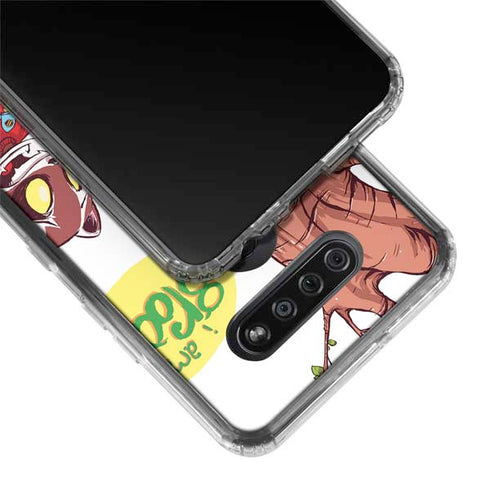 Marvel Rocket Raccoon and Groot Tall Tails LG K51/Q51 Clear Case