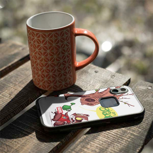 Marvel Rocket Raccoon and Groot Tall Tails LifeProof Fre iPhone Skin