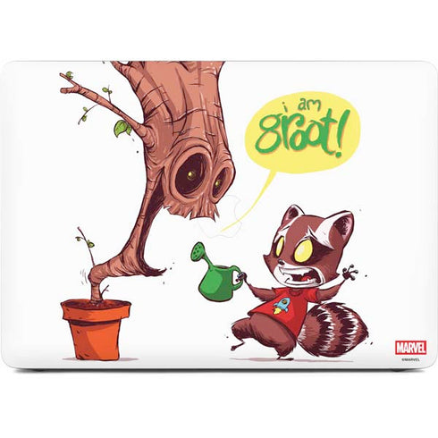Marvel Rocket Raccoon and Groot Tall Tails Apple MacBook Air Skin