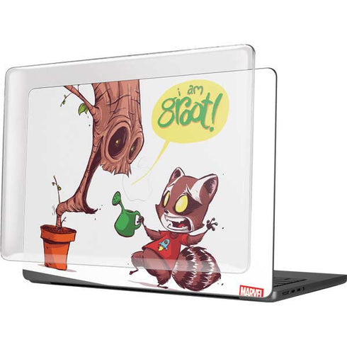 Marvel Rocket Raccoon and Groot Tall Tails MacBook Pro 14in (2021-24) Case plus Skin