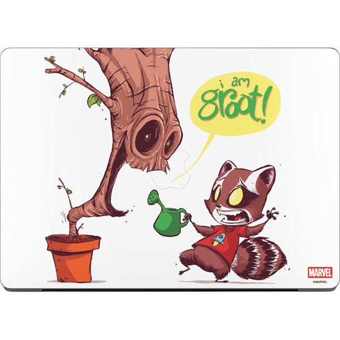 Marvel Rocket Raccoon and Groot Tall Tails MacBook Pro 14in (2021-24) Skin