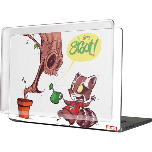 Marvel Rocket Raccoon and Groot Tall Tails MacBook Pro 16in (2021-25) Case plus Skin