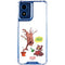 Marvel Rocket Raccoon and Groot Tall Tails Moto G 5G (2024) Clear Case