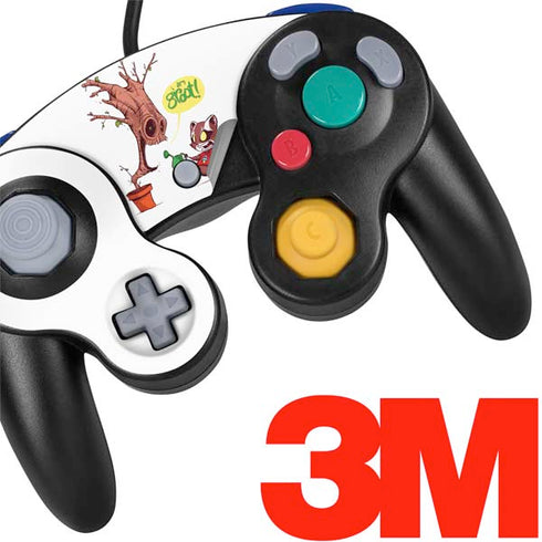 Marvel Rocket Raccoon and Groot Tall Tails Nintendo GameCube Controller Skin