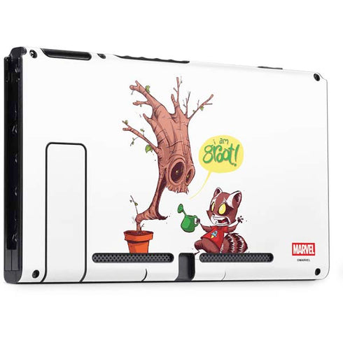 Marvel Rocket Raccoon and Groot Tall Tails Nintendo Switch Bundle Skin
