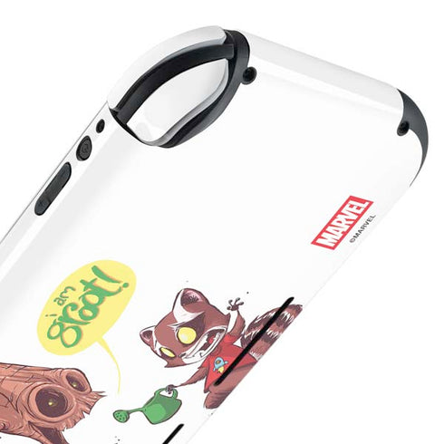 Marvel Rocket Raccoon and Groot Tall Tails Nintendo Switch Lite Skin