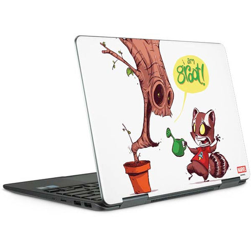Marvel Rocket Raccoon and Groot Tall Tails Notebook 9 Pro 13in (2017) Skin