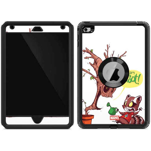 Marvel Rocket Raccoon and Groot Tall Tails Otterbox Defender iPad Skin