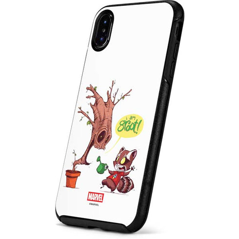 Marvel Rocket Raccoon and Groot Tall Tails Otterbox Symmetry iPhone Skin