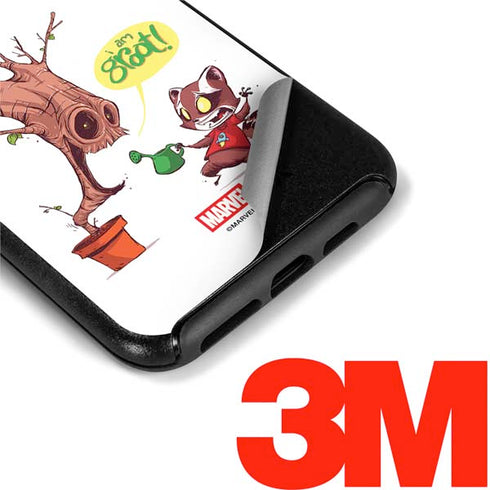 Marvel Rocket Raccoon and Groot Tall Tails Otterbox Symmetry iPhone Skin