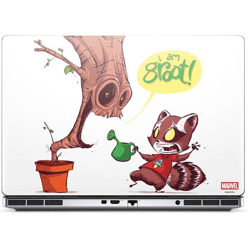 Marvel Rocket Raccoon and Groot Tall Tails Dell Precision Skin