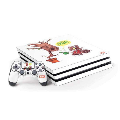 Marvel Rocket Raccoon and Groot Tall Tails PlayStation PS4 Skins