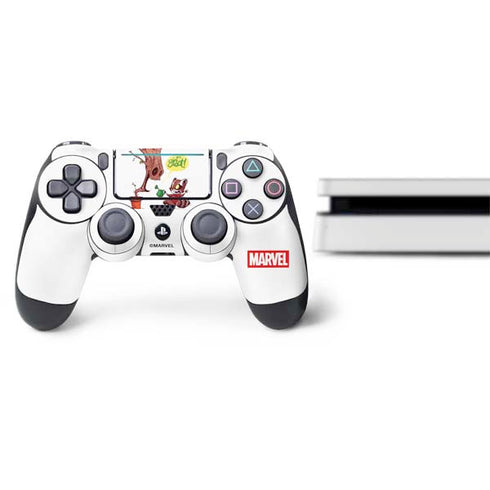 Marvel Rocket Raccoon and Groot Tall Tails PS4 Slim Bundle Skin
