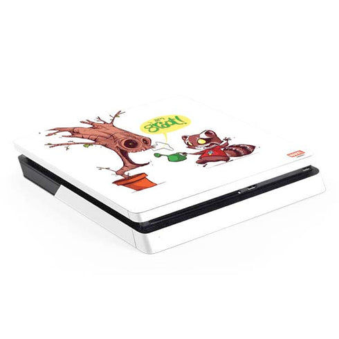 Marvel Rocket Raccoon and Groot Tall Tails PlayStation PS4 Skins