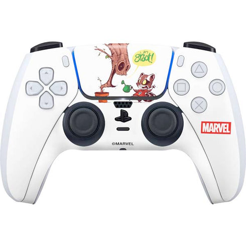 Marvel Rocket Raccoon and Groot Tall Tails PlayStation PS5 Skins